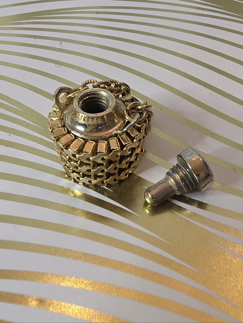 Perfume bottle charm
